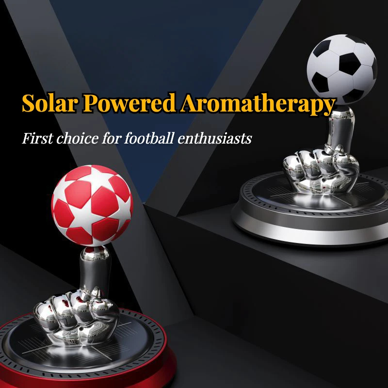 Solar rotativ fotbal masina centru consola ornament