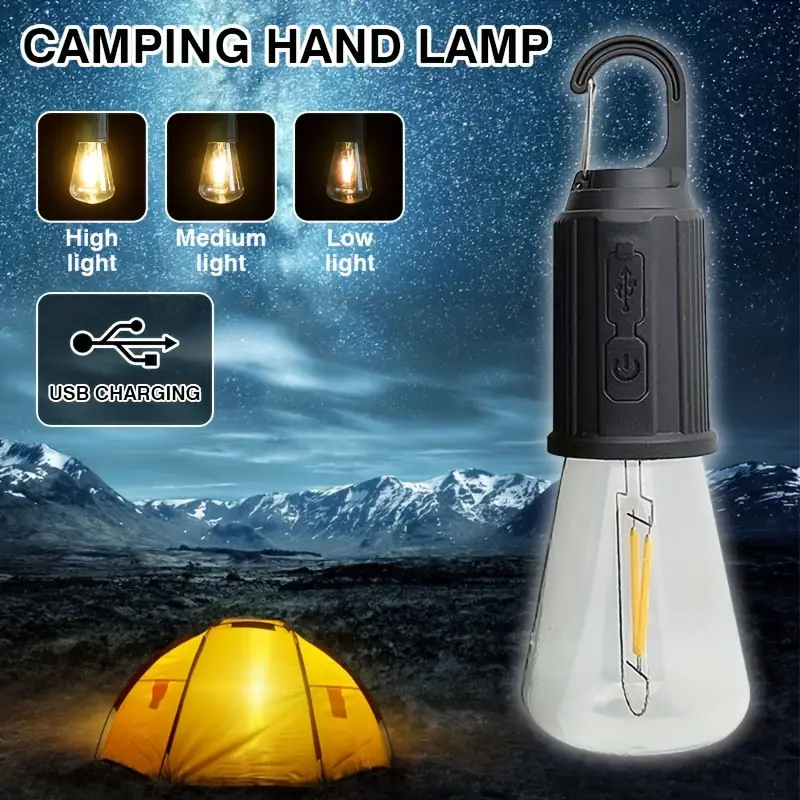 Noul LED portabil portabil Retro Camping Light