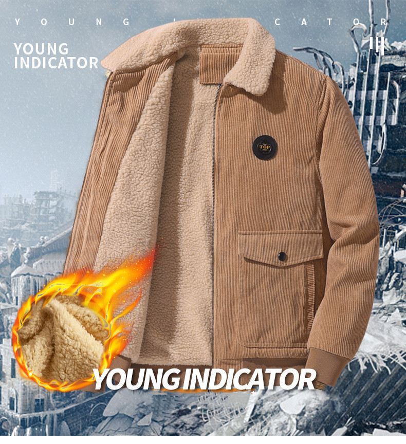 [M-5XL]Ανδρικό σακάκι, φθινόπωρο / χειμώνα, casual βελούδο δώρο Χριστουγεννιάτικα δώρα  